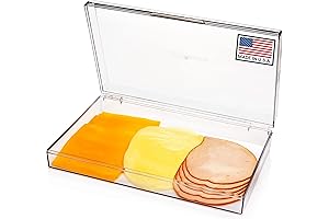 Cold Cut Container for Refrigerator with Lids