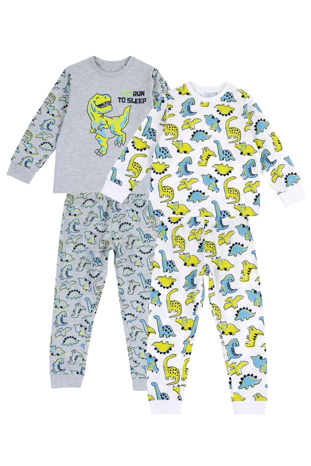Chicco Pigiama Lungo in Cotone Leggermente Felpato Unisex-Bambini e Ragazzi