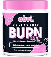 Vista 1 de Obvi Burn Elite Favorece el aumento del metabolismo, la energía y la concentración Suplemento con colágeno y té verde Favorece la salud