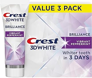 Crest 3D White Teeth Whitening Toothpaste for Adults, 4.6oz…