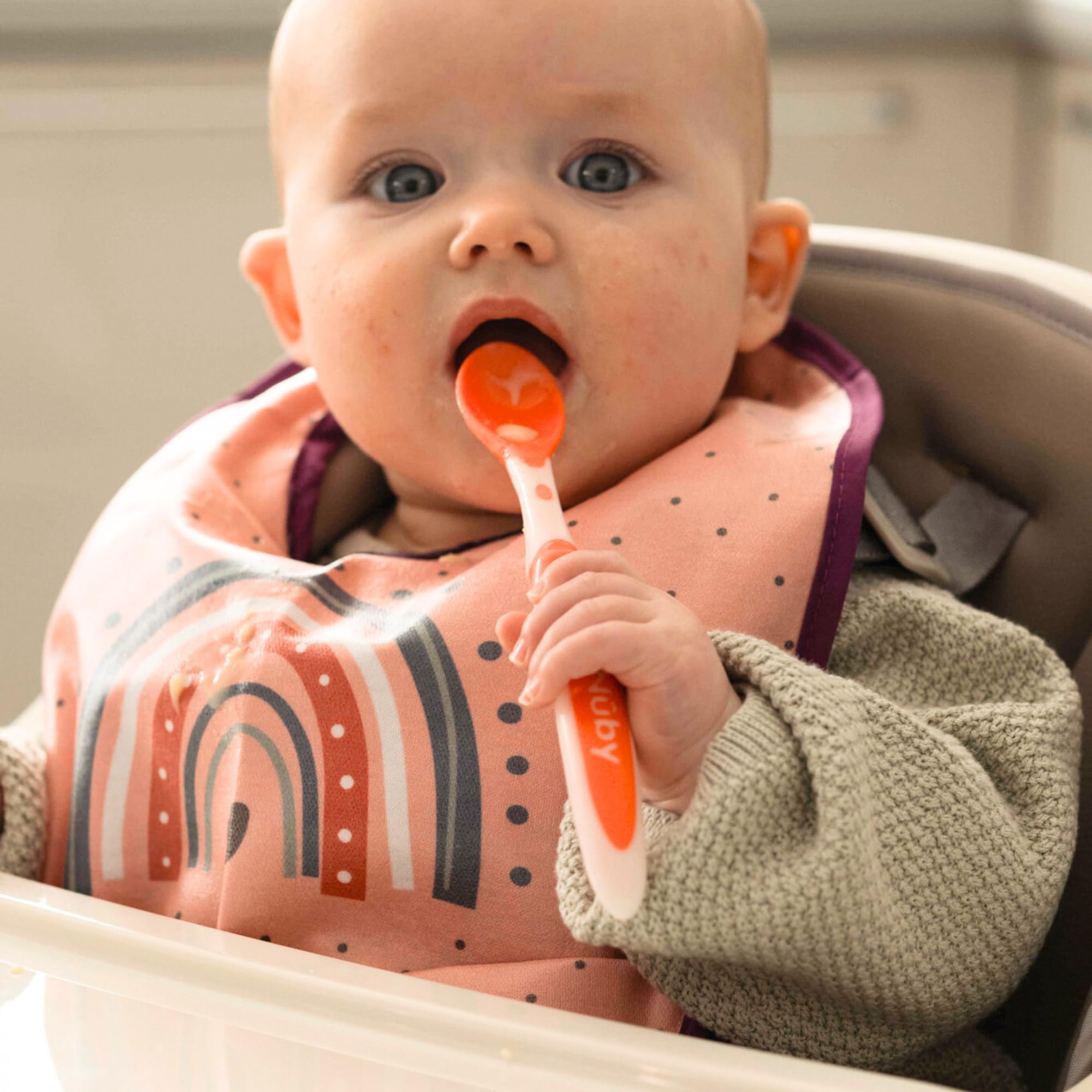 Nuby Muncheez Weaning Spoons, Pack of 6