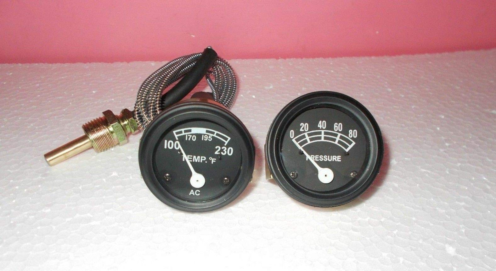 Controla la temperatura del aceite en Ford 2N 8N 9N con bisel negro 3