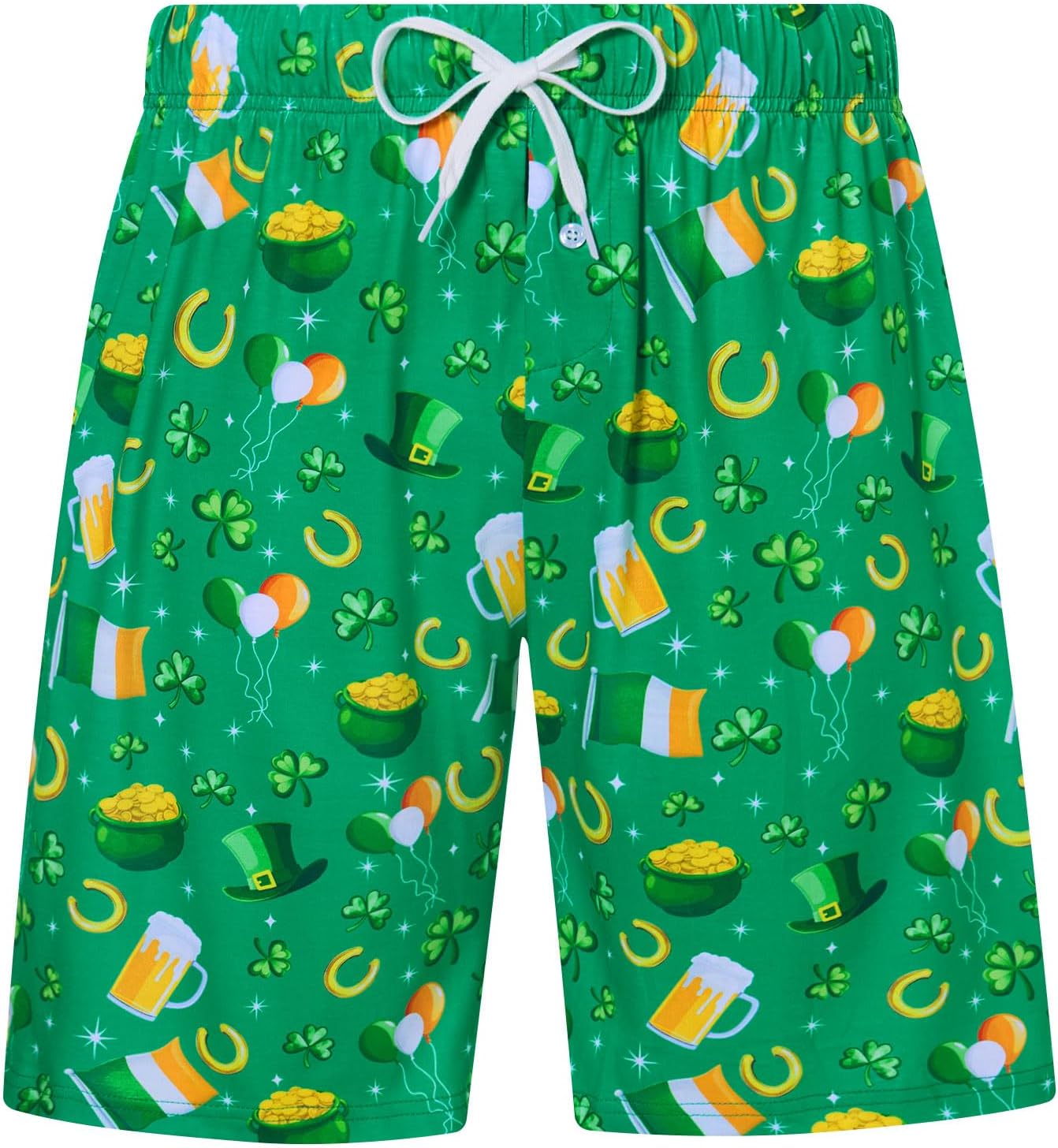 Vogseek Men's Christmas Pajama Shorts Men Pj Sleepwear Bottoms with Drawstring - Image 5