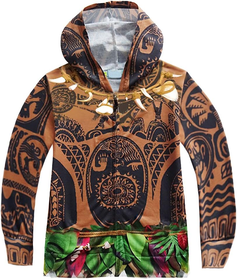 Dressy DaisyBoys Ocean Adventure Hoodies Zipper Hooded Jacket Costume for Halloween Birthday Party Role Play Dress Up Outfit