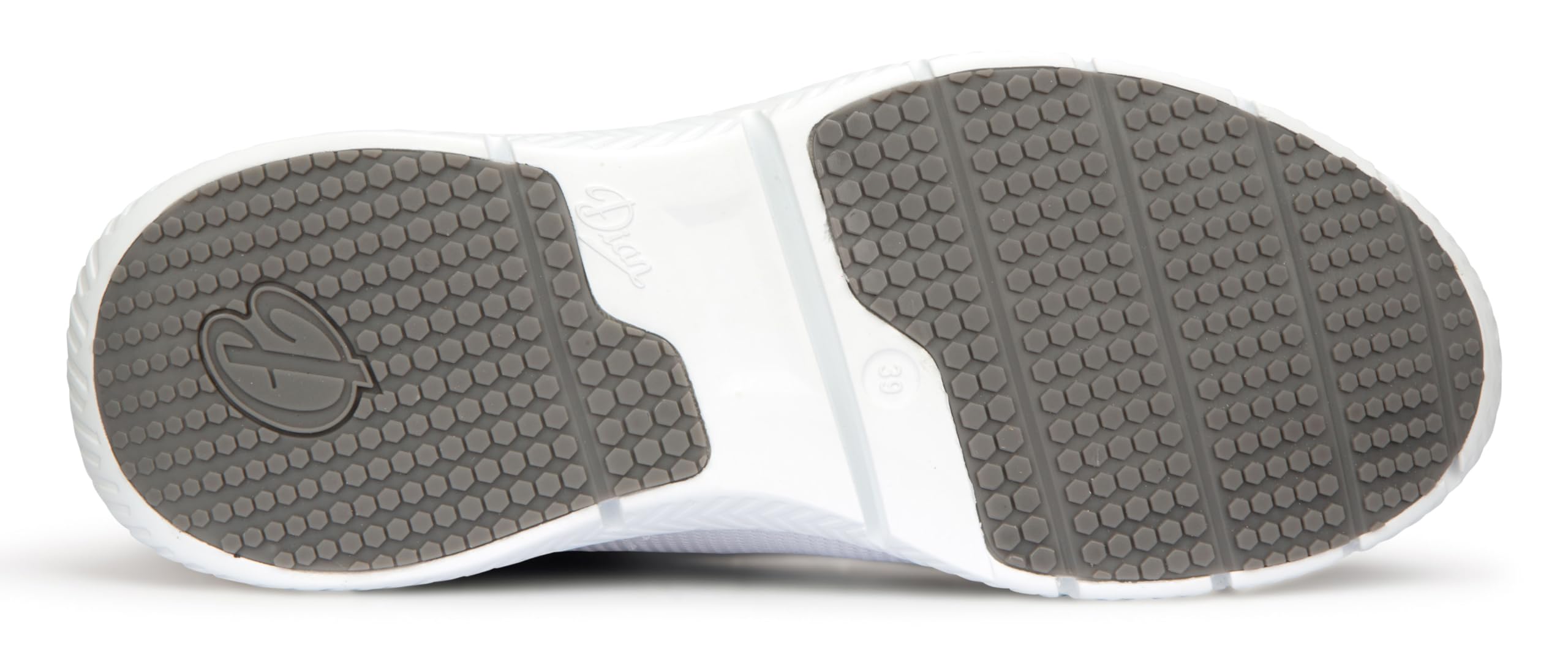 DIAN - SEUL Blanco 41, Zapatilla de Trabajo para Sanidad, Hostelería y Restauración, Zapato de Trabajo Unisex, Plantilla Acolchada y Suela Antideslizante, Material Transpirable y Repelente a Líquidos