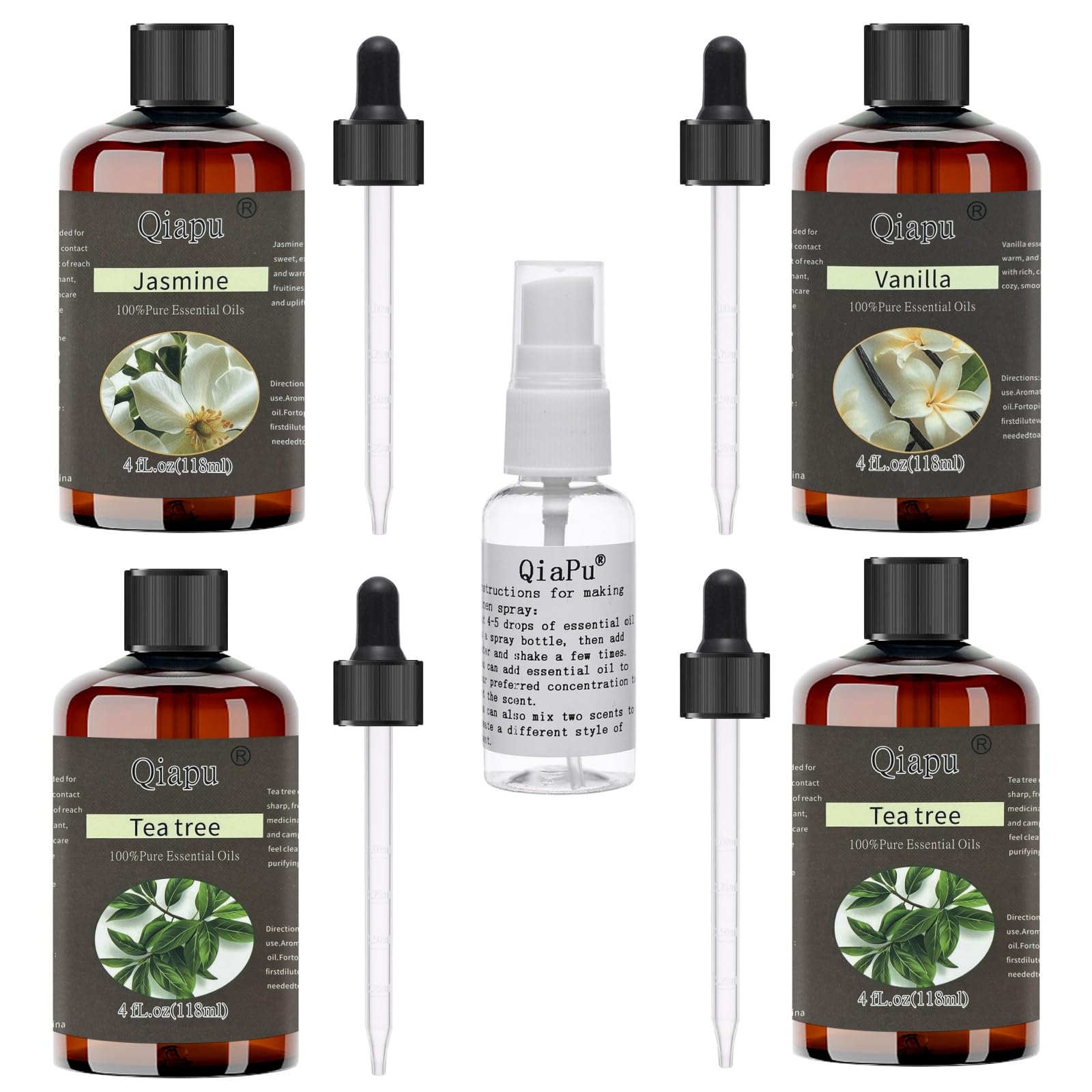 Pure Natural Aromatherapy Essential Oil Suitable for Humidifier Aromatherapy Oil with Dropper