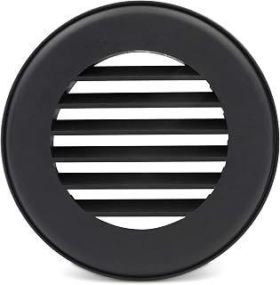Thetford|B&B Molders RV Replacement Parts and Accessories RV Camper Thermovent 4 inch Ducted Heat Vent Without Damper Black PN 94265