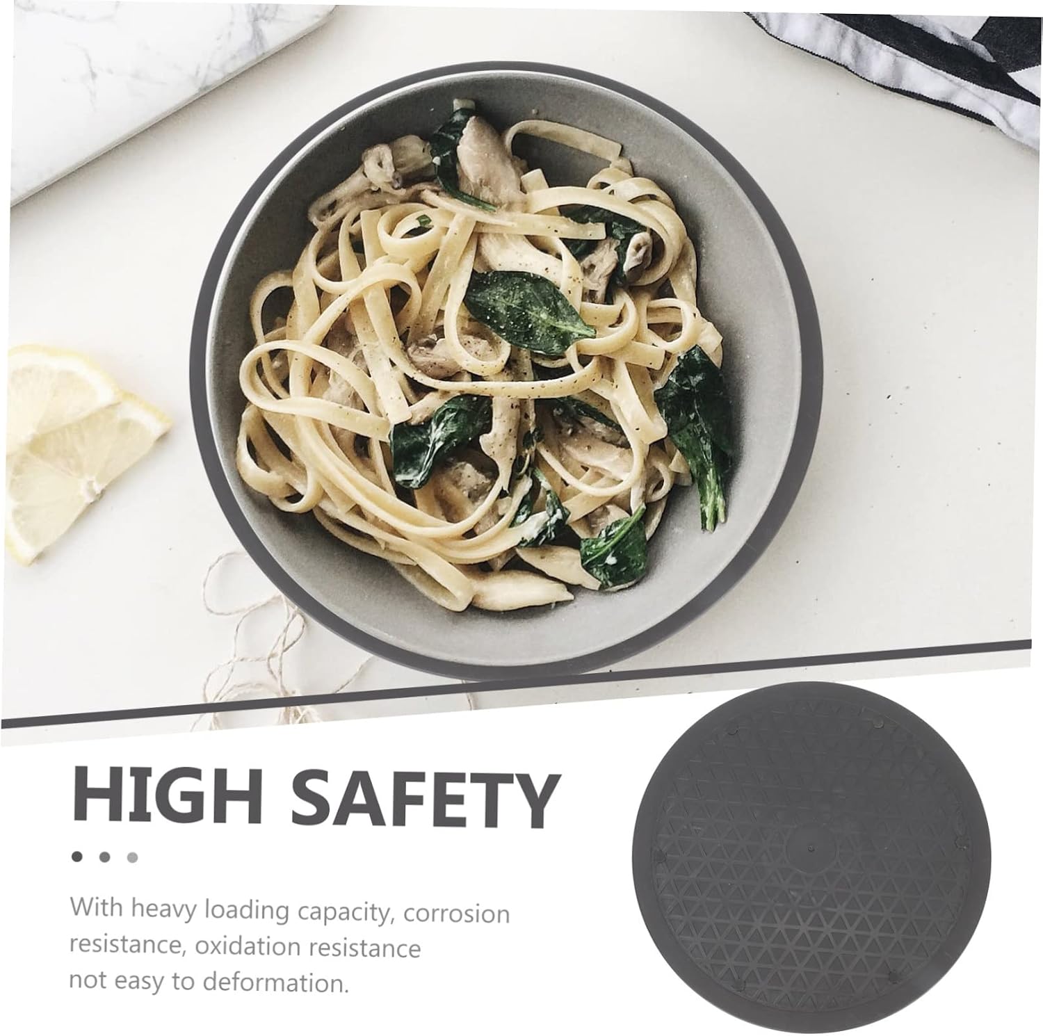 Rotating Turntable Organizer Tray for Kitchen Lazy Susan Storage Rack Smooth Surface for Flower Arrangements Seasoning Jars and Dining Tables