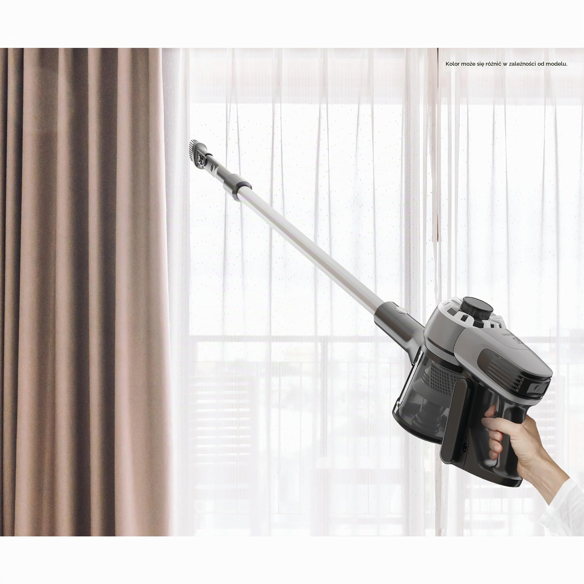 Electrolux 300, bezprzewodowy odkurzacz szczotkowy, do 99% odsysania kurzu - 40 minut autonomii, system cyklonowy, wyjmowana bateria, pojemność 0,5 l, EP31CB21GP, perłowo-szary
