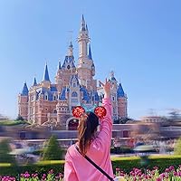 Vista 110 de FANYITY Orejas de ratón, diadema de lentejuelas con orejas de ratón para niños, niñas y mujeres (MN)