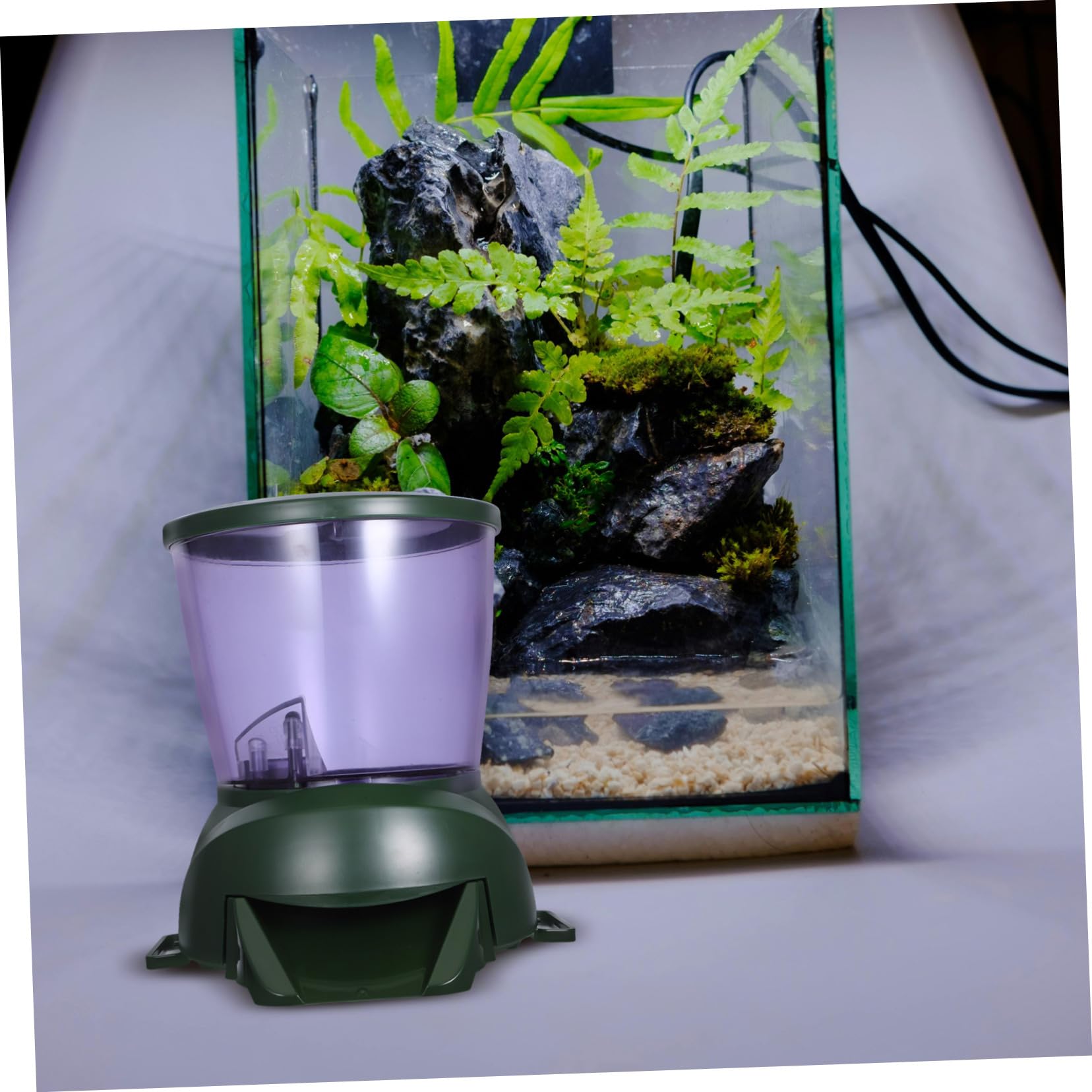 BESPORTBLE Alimentador Automático para Peces, Comedero Temporizador LCD y Gran Capacidad para Acuarios y Estanques