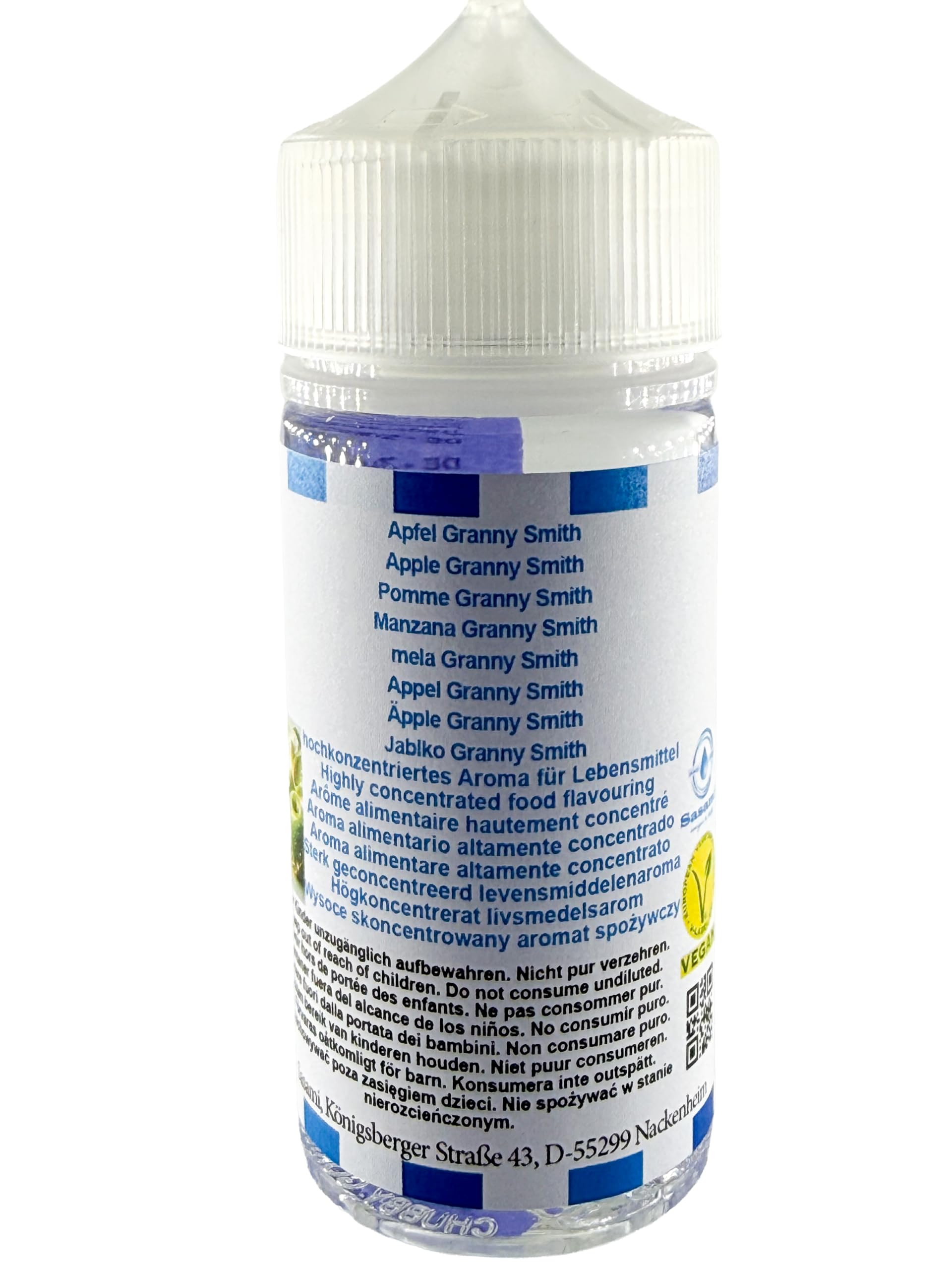 Aroma concentrato mela Granny Smith - vegano - Sasami - 100ml