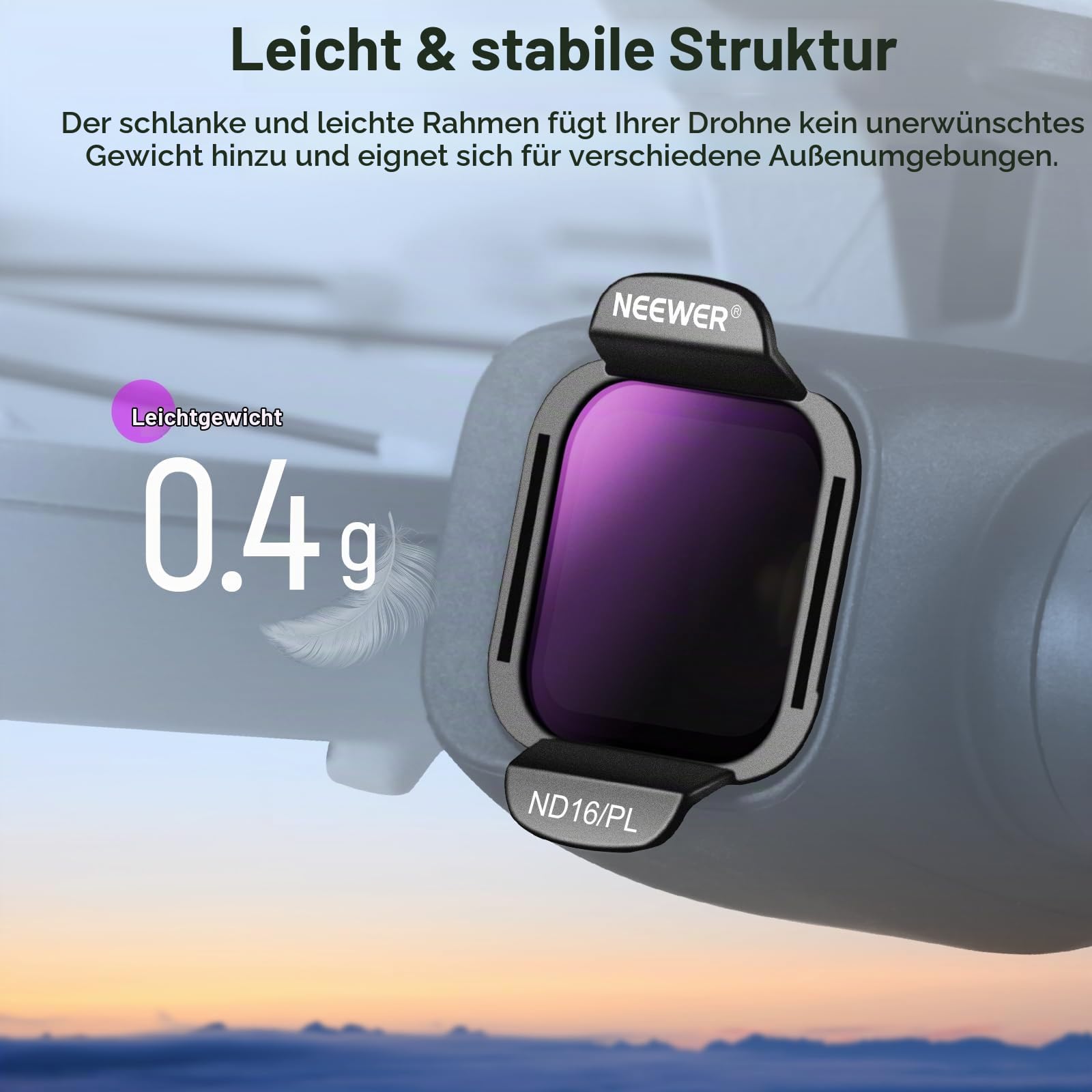 Neewer ND/PL Filter Zubehörset kompatibel mit DJI Flip/Lito X1 Drone – Bild 6
