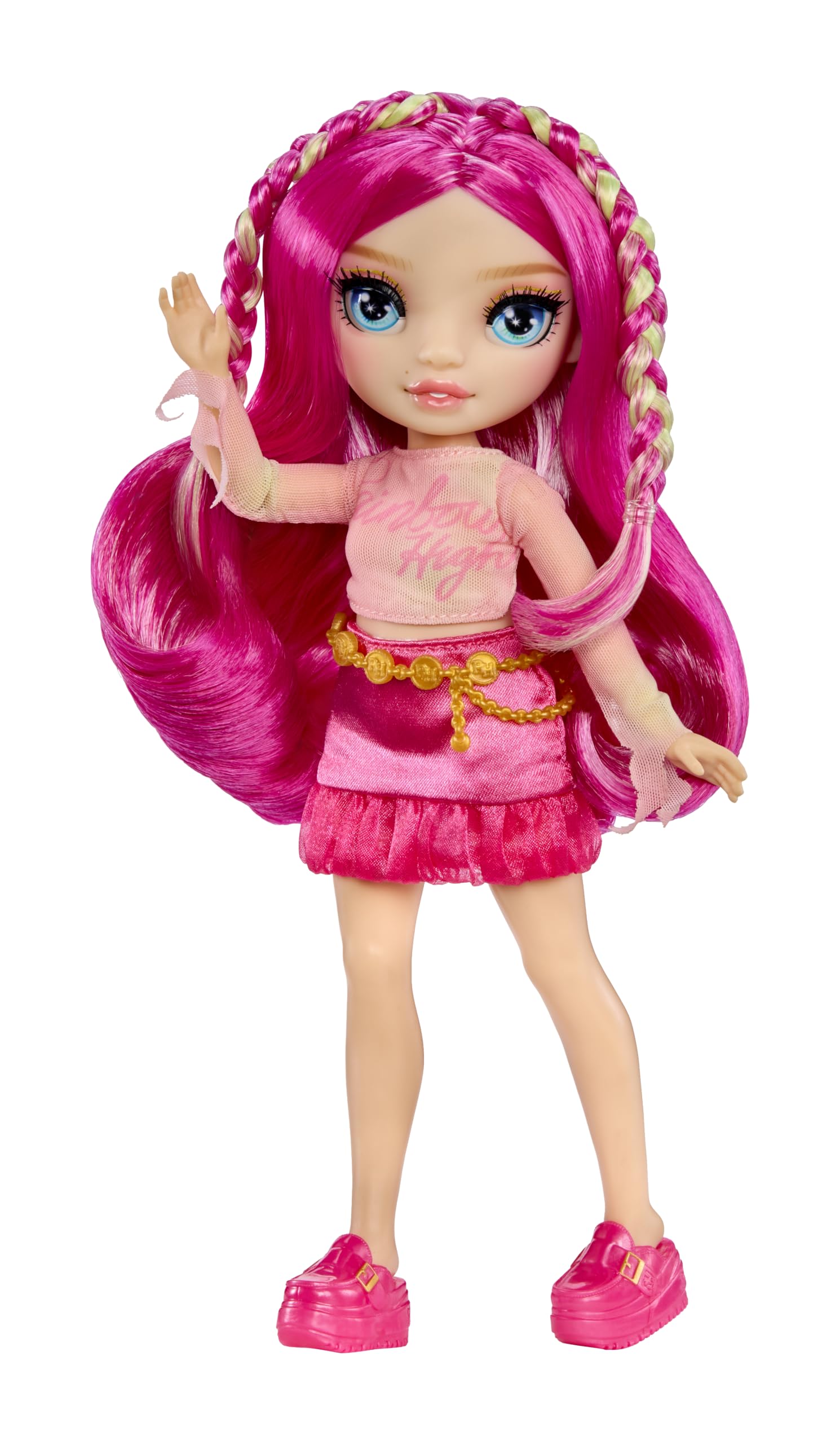 Rainbow High Jr. High Bestie Babysitters – Stella Monroe, 23cm Bambola | Include bambola bebè, passeggino funzionante, navicella rimovibile, biberon, pettine, vestiti e accessori, dai 4 ai 12+ anni