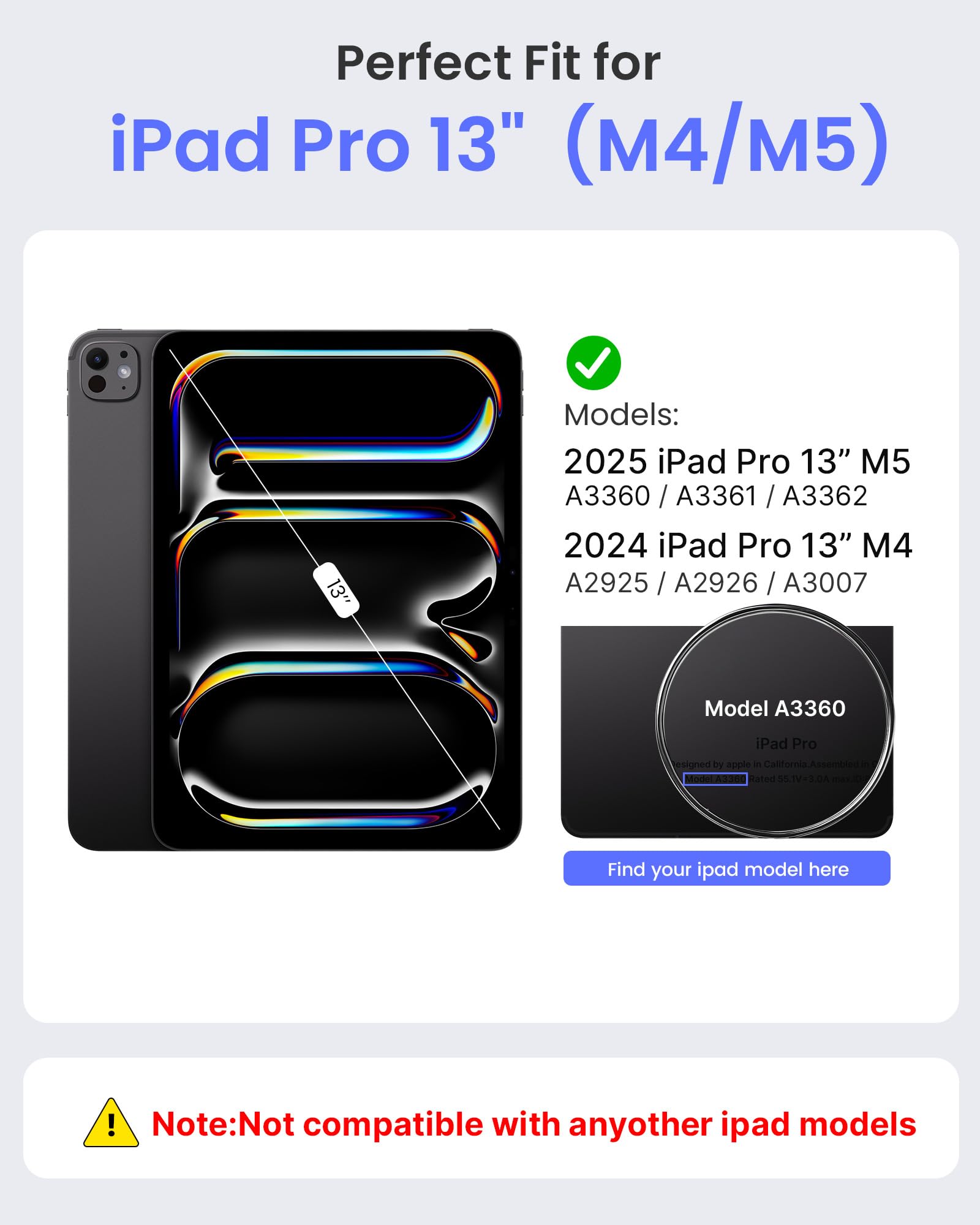 Custodia Edge+ Tastiera iPad Pro 13