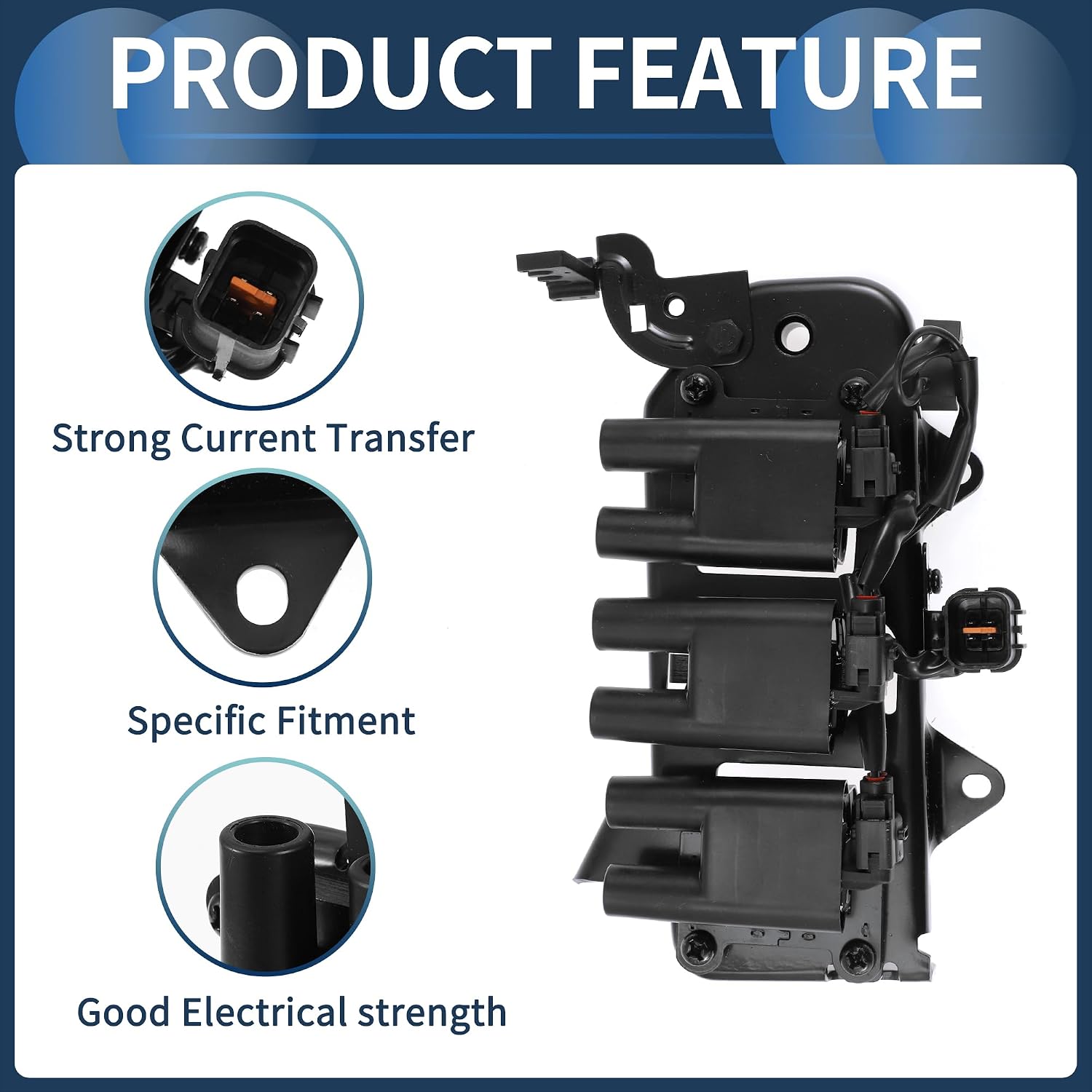 Ignition Coil Ignition Coil Pack OE Number:2730137120 for Hyundai Santa Fe V6 2.7L 2001-2006