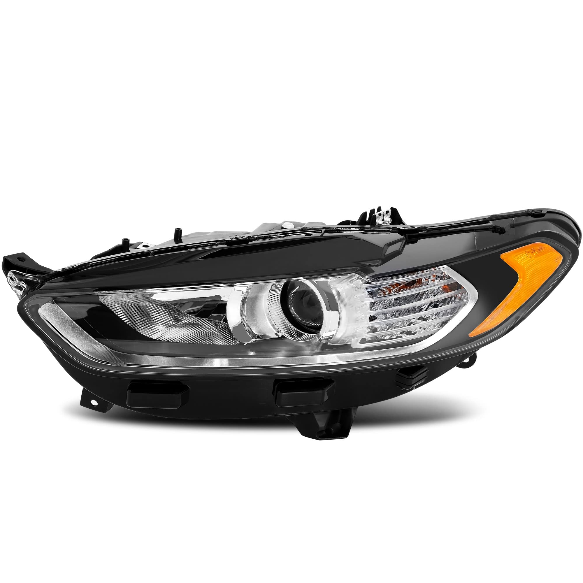 Projector Headlight Assembly Fit For 2013 2014 2015 2016 13 14 15 16 Ford Fusion 4Door Sedan Factory Style Left Side