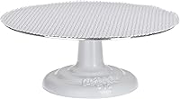 Vista 1 de Ateco 608 REVOLVING Cake Decorating soporte, 11" Ronda, apto para uso alimentario de plástico Base & parte superior, #612 - base de hierro fundido