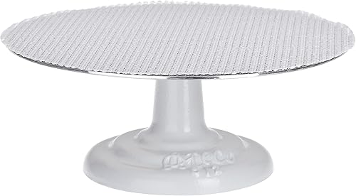 Ateco 608 REVOLVING Cake Decorating soporte, 11" Ronda, apto para uso alimentario de plástico Base & parte superior, #612 - base de hierro fundido,