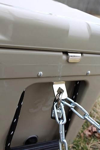 Miniatura 5 de Soporte universal de bloqueo para enfriador diseñado para adaptarse a refrigeradores de rotomoldos medianos a grandes (hechos de acero inoxidable)