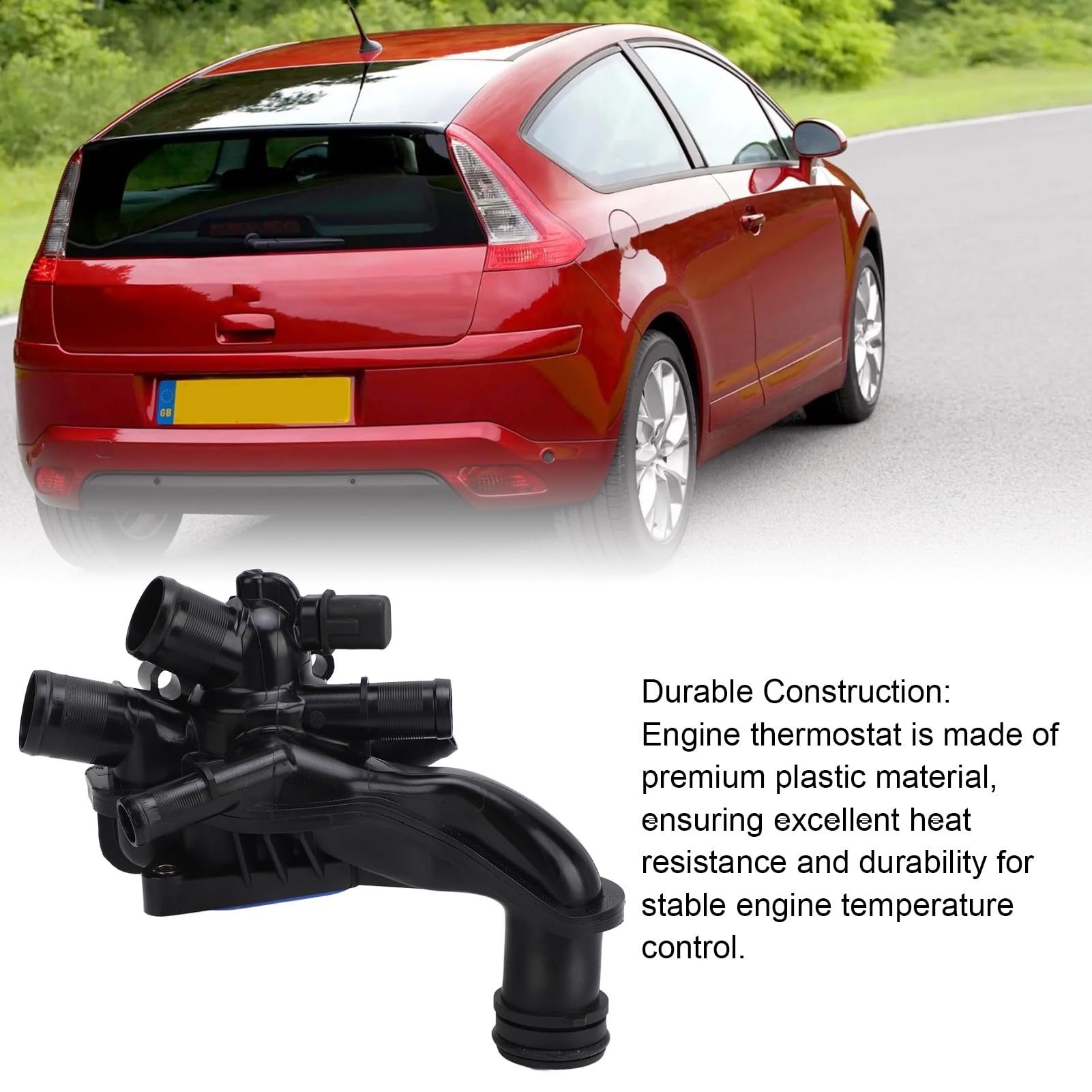 Termostato del liquido di raffreddamento del motore, termostato per auto, termostato del liquido di raffreddamento Kuuleyn 11518613803 Termostato con eccellente effetto di