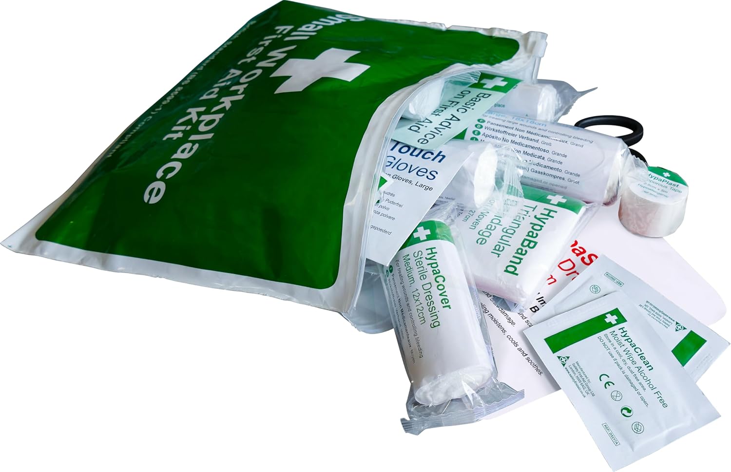 Safety First Aid First Aid Kit in Vinyl Wallet BS 8599 Compliant, Small Fully Stocked