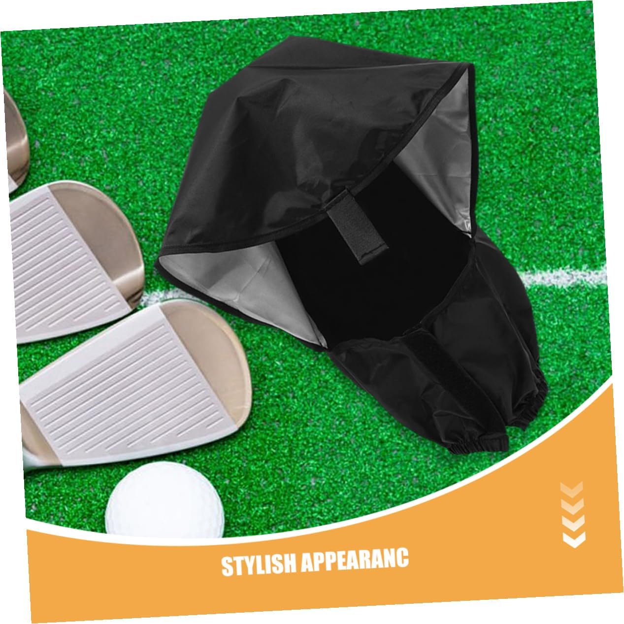4pcs Golf Bag Rain Cover Rainproof for Clubs Lightweight Portable Easy Install Stylish Hood for Golf Practice and Travel