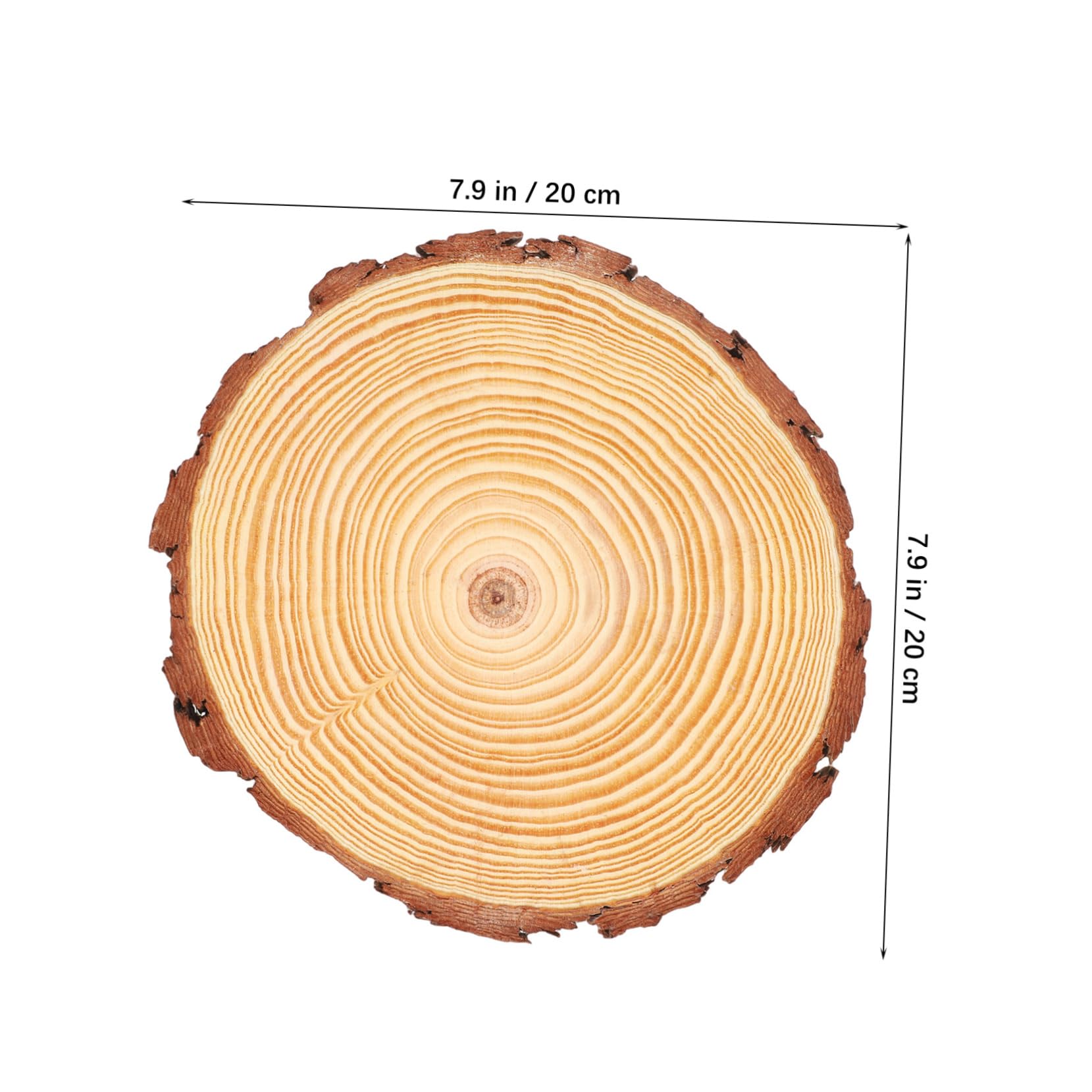 10 Unfertige Runde Holzscheiben als Selbstgemacht Untersetzer zum Bemalen | 10 Stück, Rustikale Naturholzstücke für Hochzeiten und Bastelprojekte, Kleine Form für Dekoration
