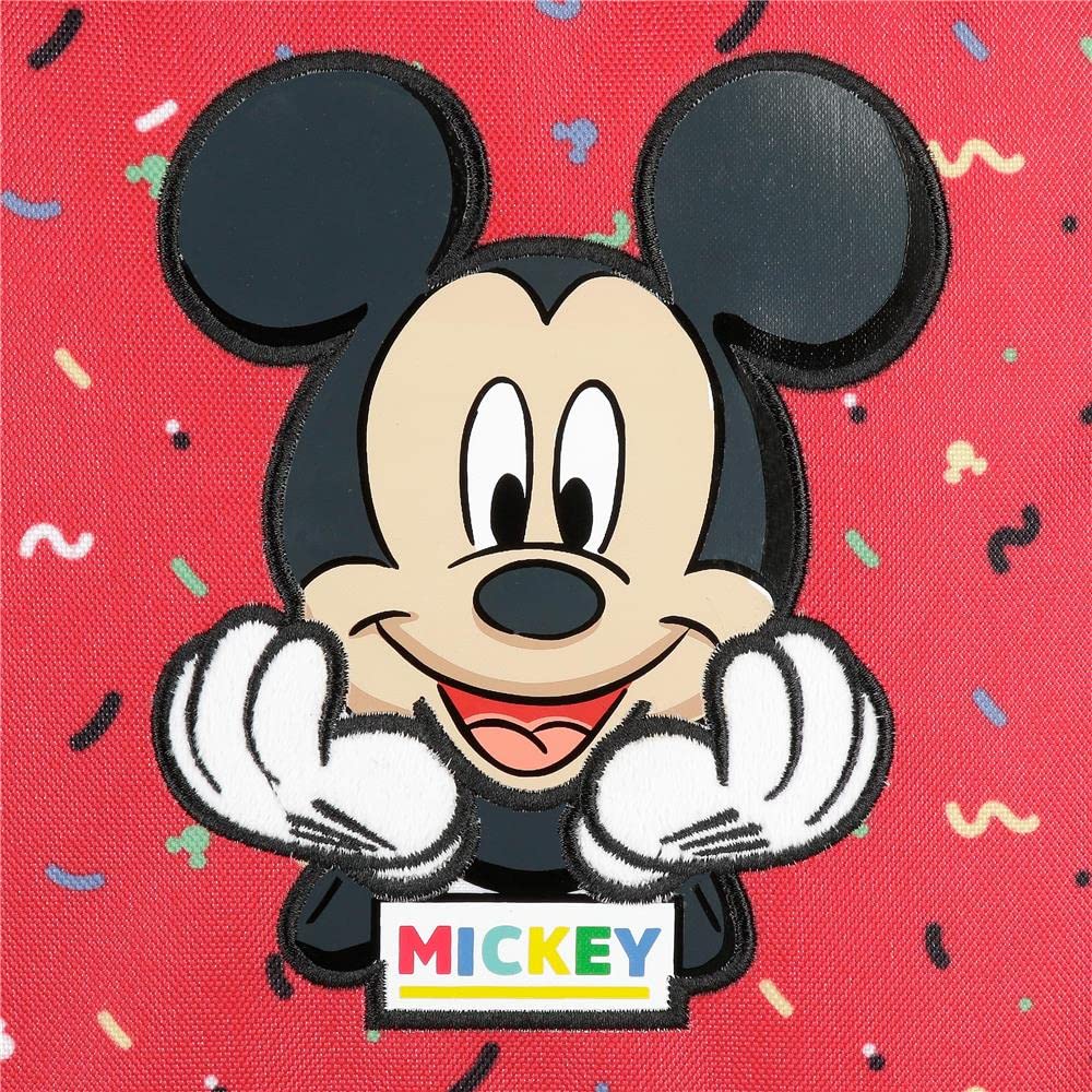Disney Niños Equipaje- Bolsa de Mensajero, Rojo, Tailla Unica