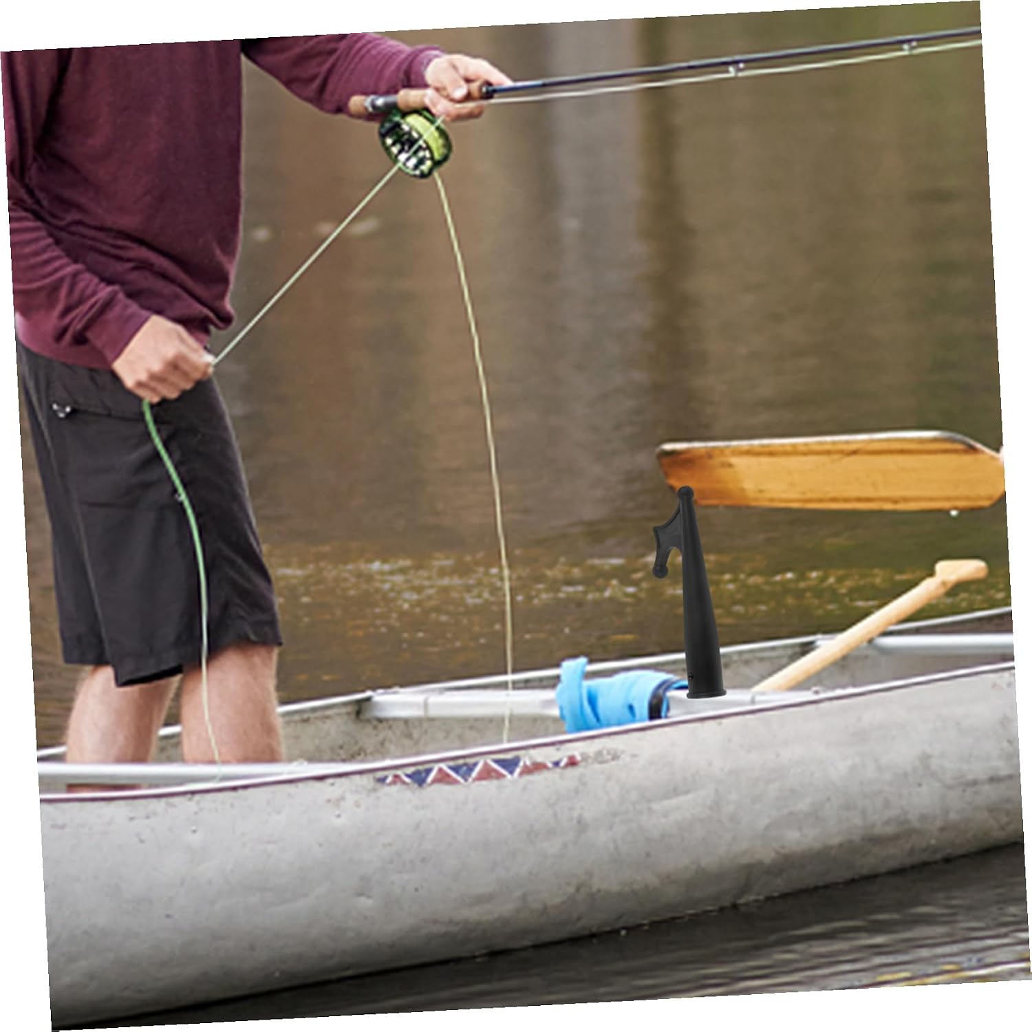 Boat Hook Head Replacement, High-Strength Anti-Aging Raft Hook End with Docking Accessories, Sailing Dock Anchor Accessory for Boating and Kayak Mooring