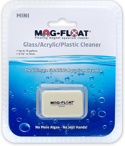Mini rascador de algas flotantes de vidrioacrílico 025 con hoja de seguridad acrílica Magfloat Limpiador magnético de peceras Herramienta de