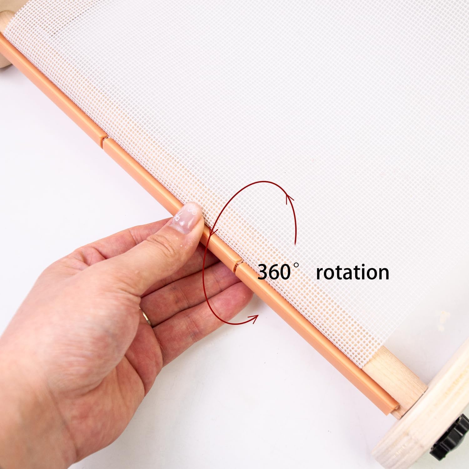 Lampstop Adjustable Embroidery Table Stand, Hands-Free Cross Stitch Hoop Stand for Lap or Table Top Cross Stitch or Tapestry, 3 Different Width (8.2", 11.8" & 15.7")