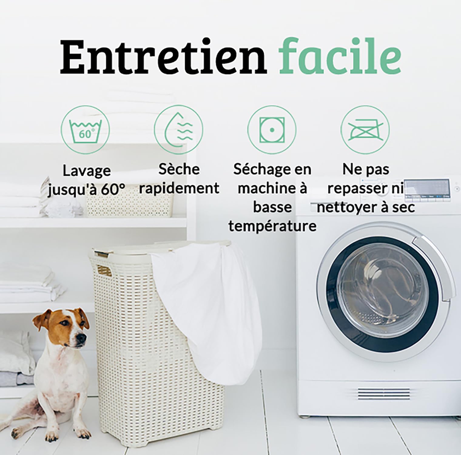 Protège Taie Oreiller 50x70 cm (Lot de 2) Imperméable en Tencel™ avec Fermeture Zip - Certifié Oeko-Tex® en Fibre Écologique et Durable Aegis® - Fabriqué en UE