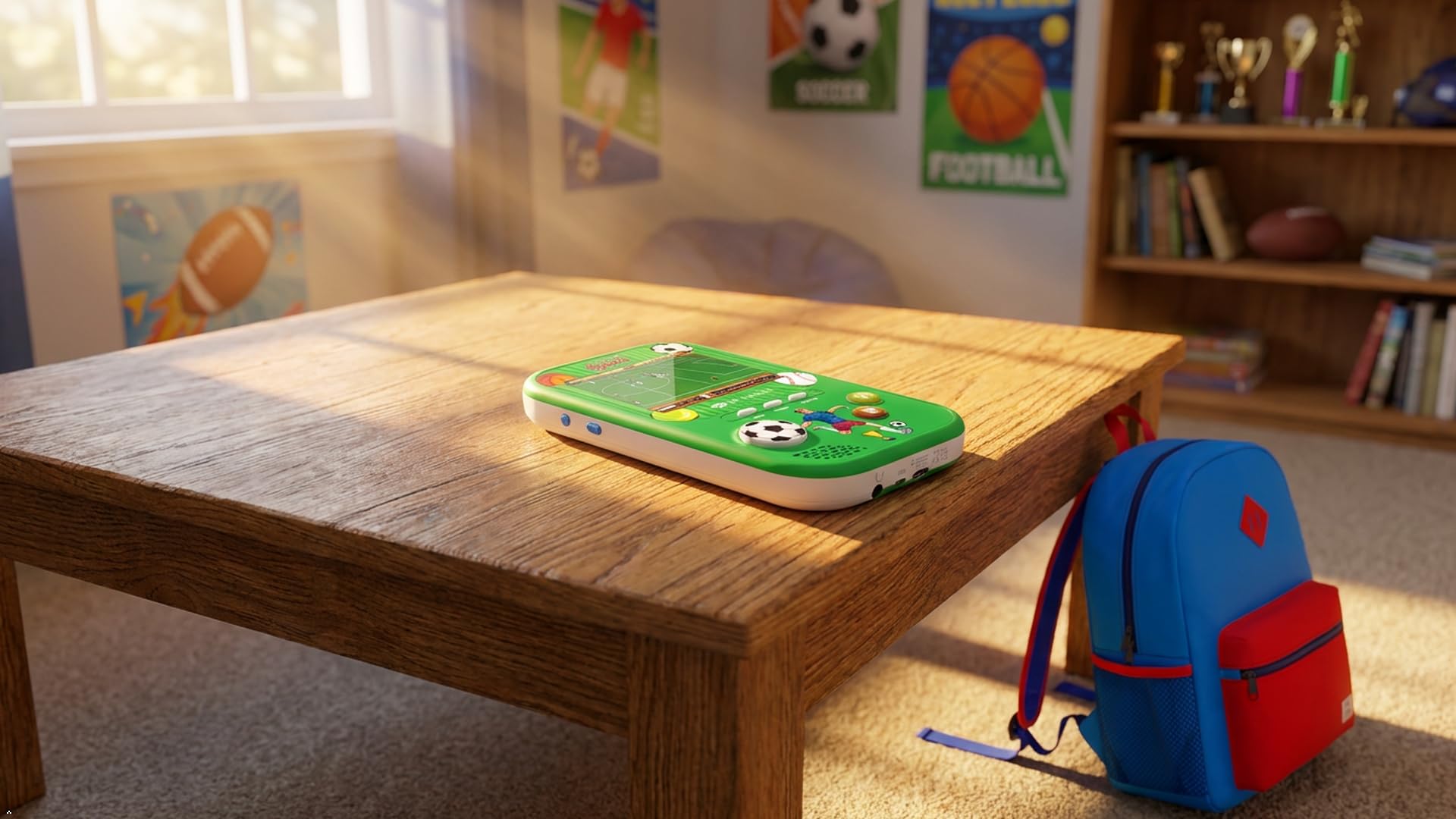 My Arcade All Star Sports Gamer Fun: include 125 giochi precaricati, console di gioco portatile retrò, giocattoli da calcio, batteria ricaricabile