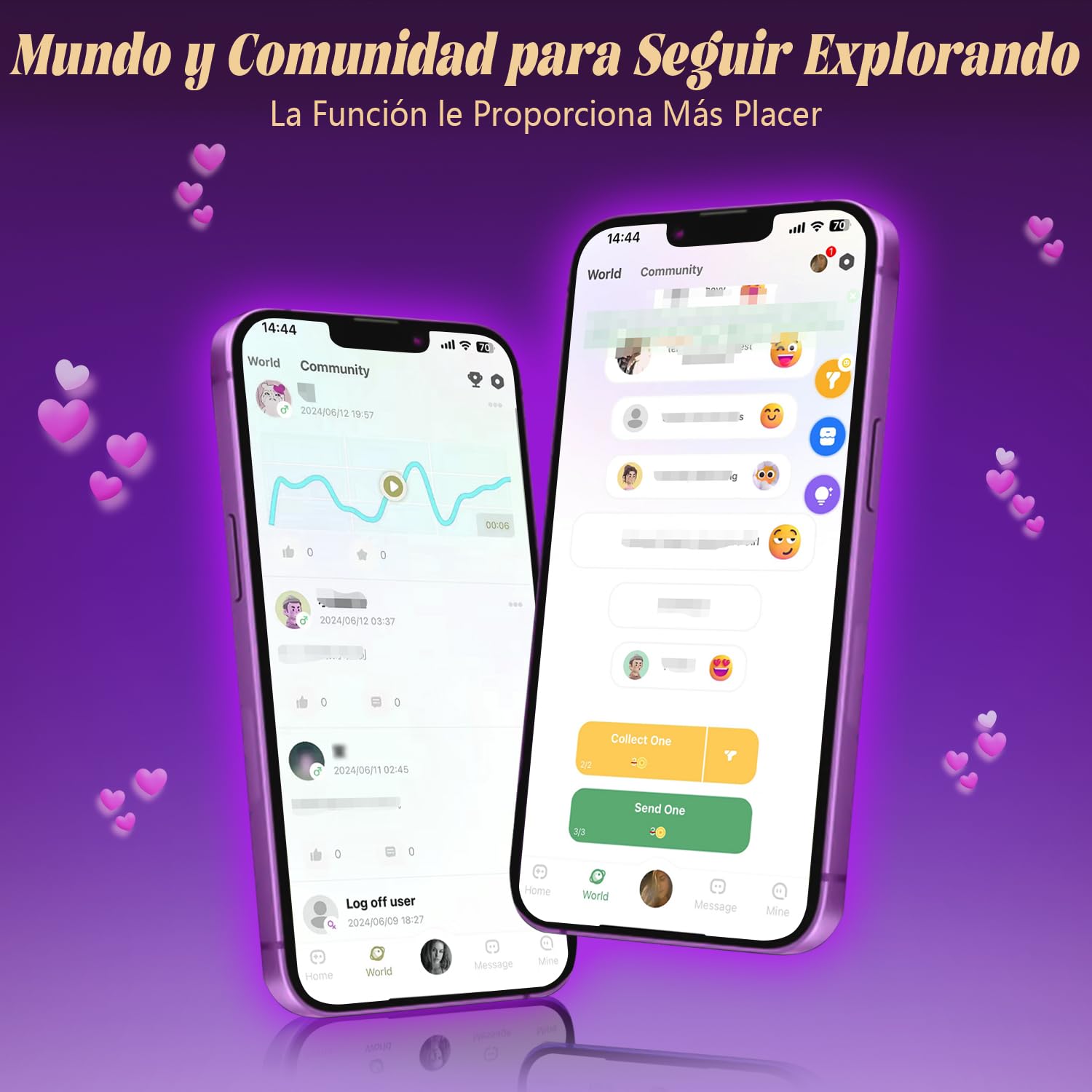 Vibradorador Mujer Juguetes Eróticos para Pareja Sexuales Vibrador Mando Distancia 9 Modos Vibradores Consoladores.. para Mujer con Vibración Vibradorador Clítoris Control Remoto APP Bolas Chinas(Uva)