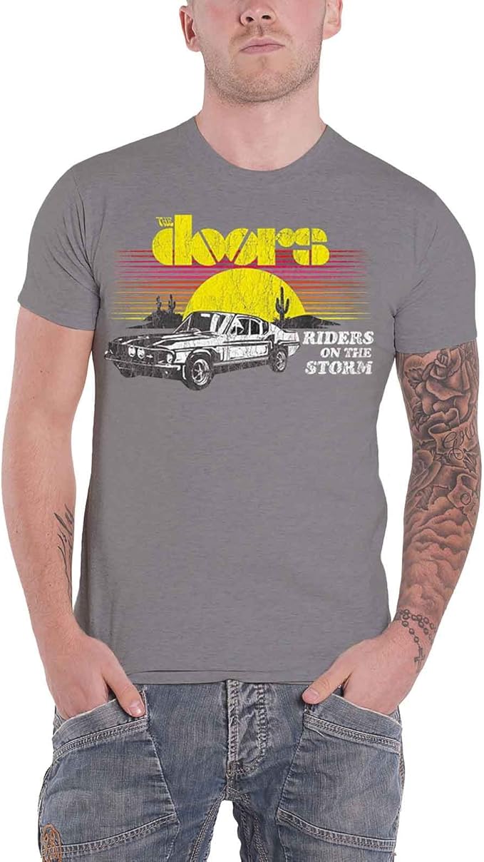 The doors riders on the storm t shirt Clearance