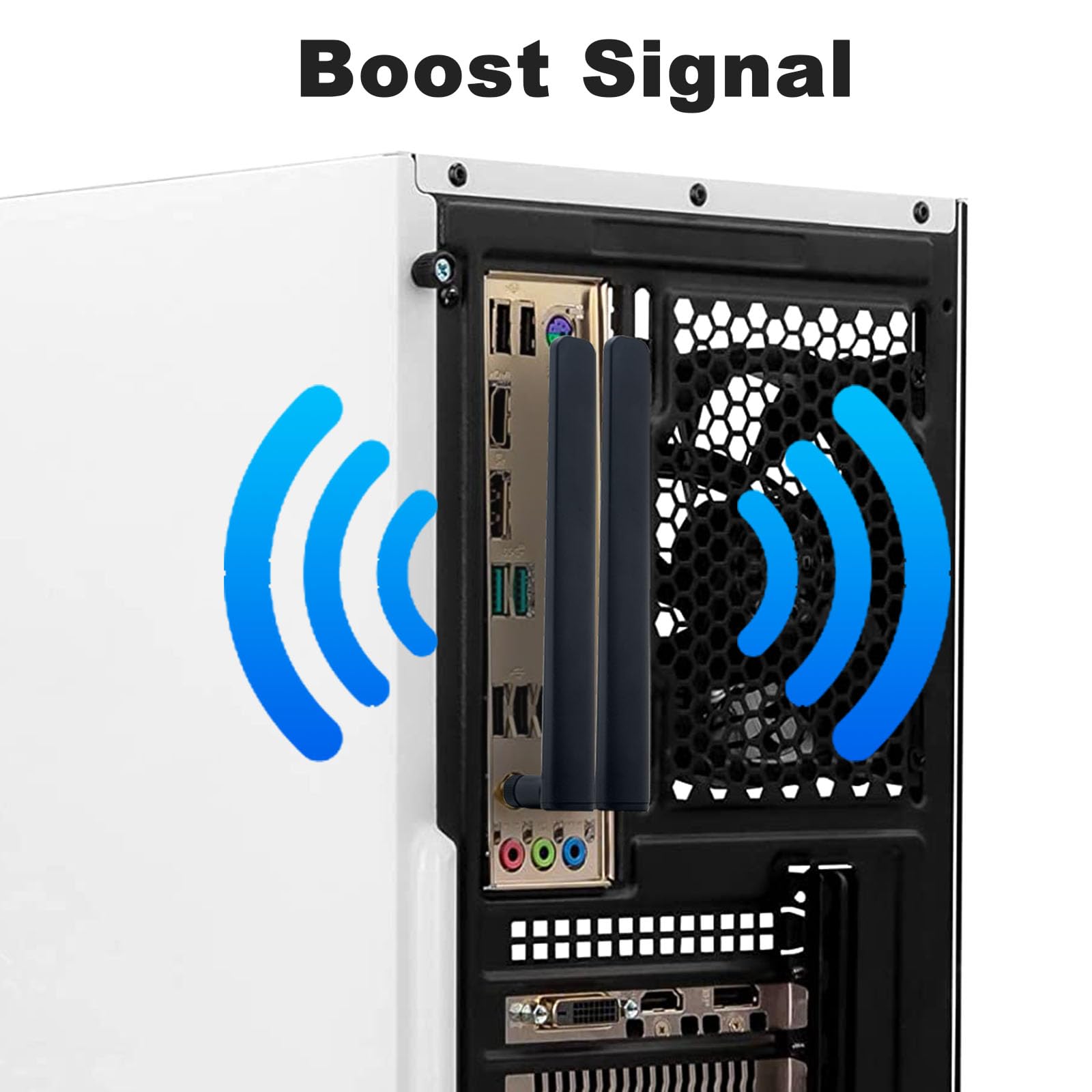 Antenna 5G 4G LTE GSM 3G T-Mobile (confezione da 4) 600-6000 MHz 10dBi banda larga SMA maschio omnidirezionale antenna esterna per T-Mobile/AT & T/Verizon 5G Router Home Internet Gateway