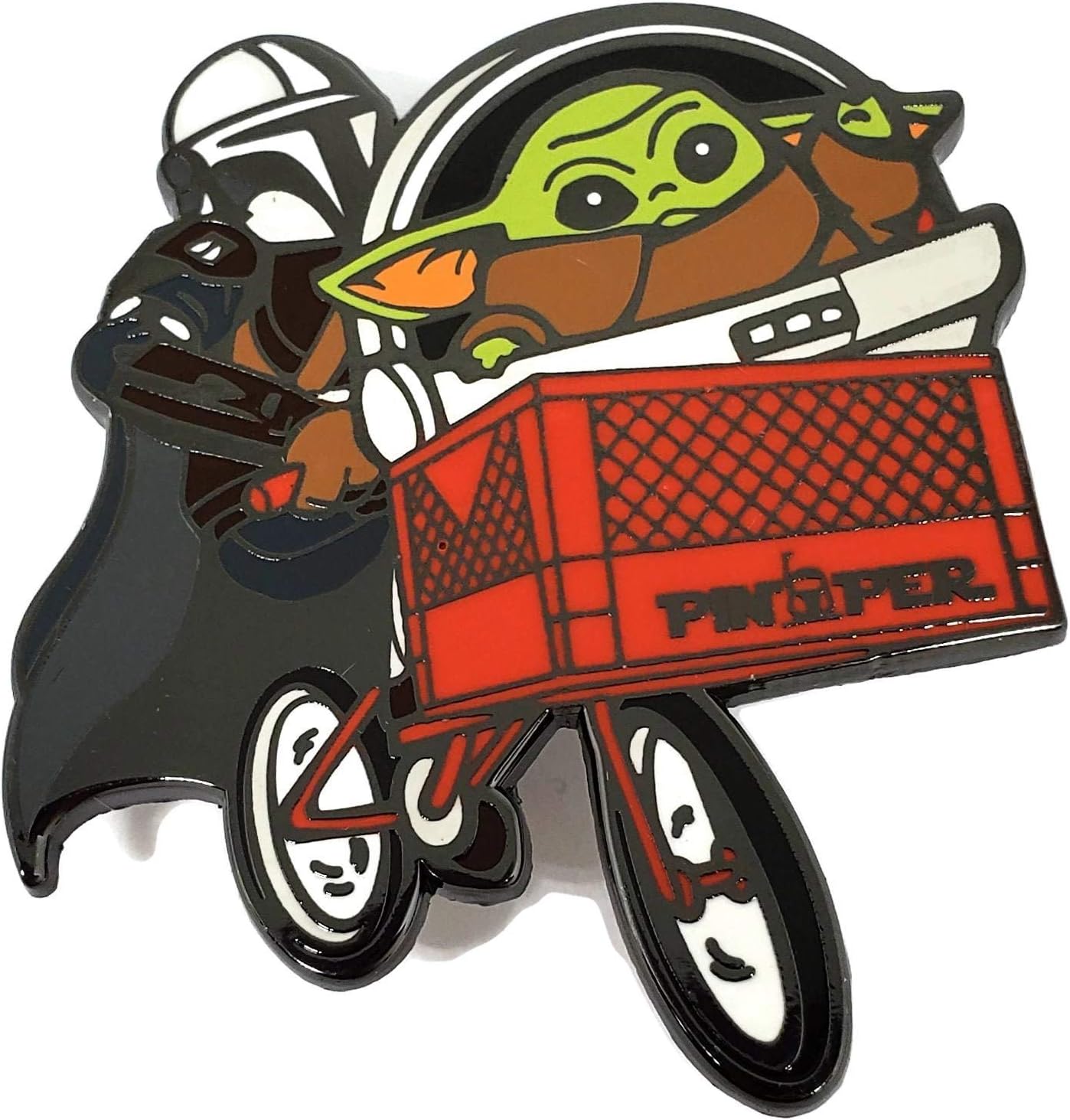 Mando&Child Enamel Lapel Pin