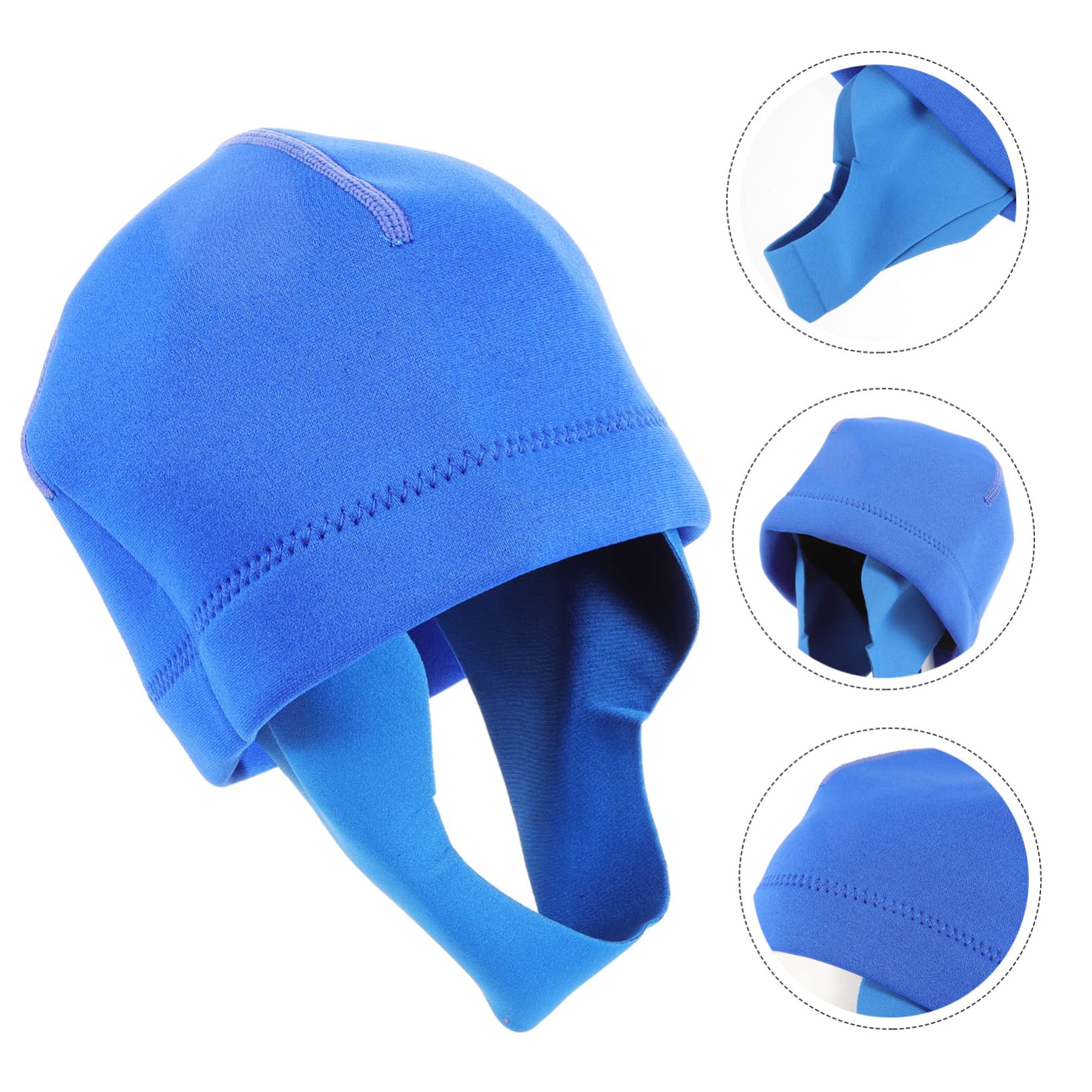 KOMBIUDA Thermal Diving Hood Cap for Men Surf Hood with Chin Strap Lightweight Swim Cap for Snorkeling Swimming and Surfing Comfortable for Water Sports