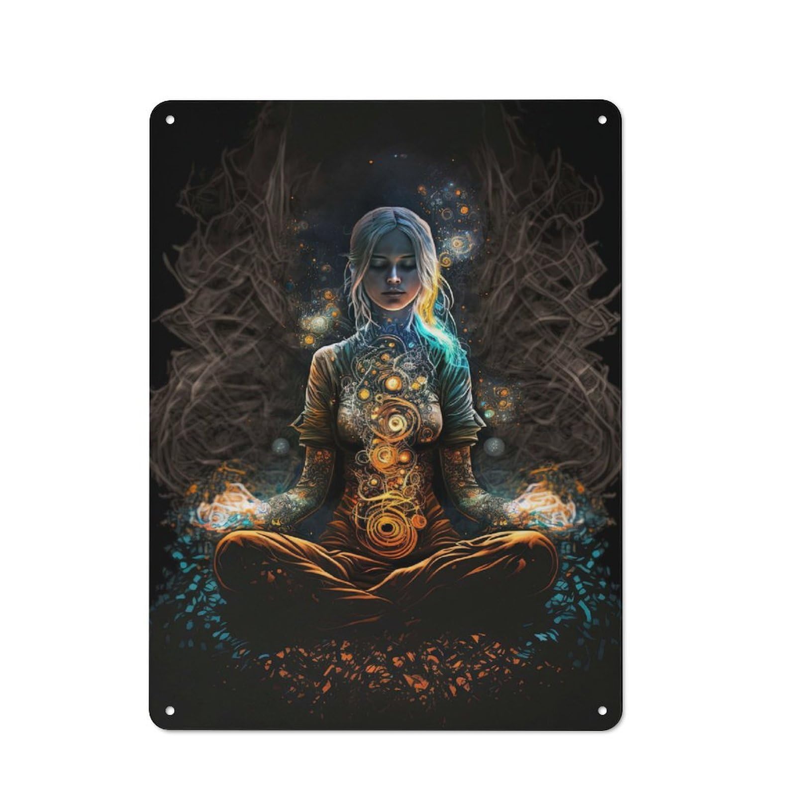 Junmoney Style-20 For Guest Room Or Hallway, Mystical Journey Retro Metal Wall Sign 40X30cm, For Vintage Wall Decor Fans, For Metal Sign Collectors