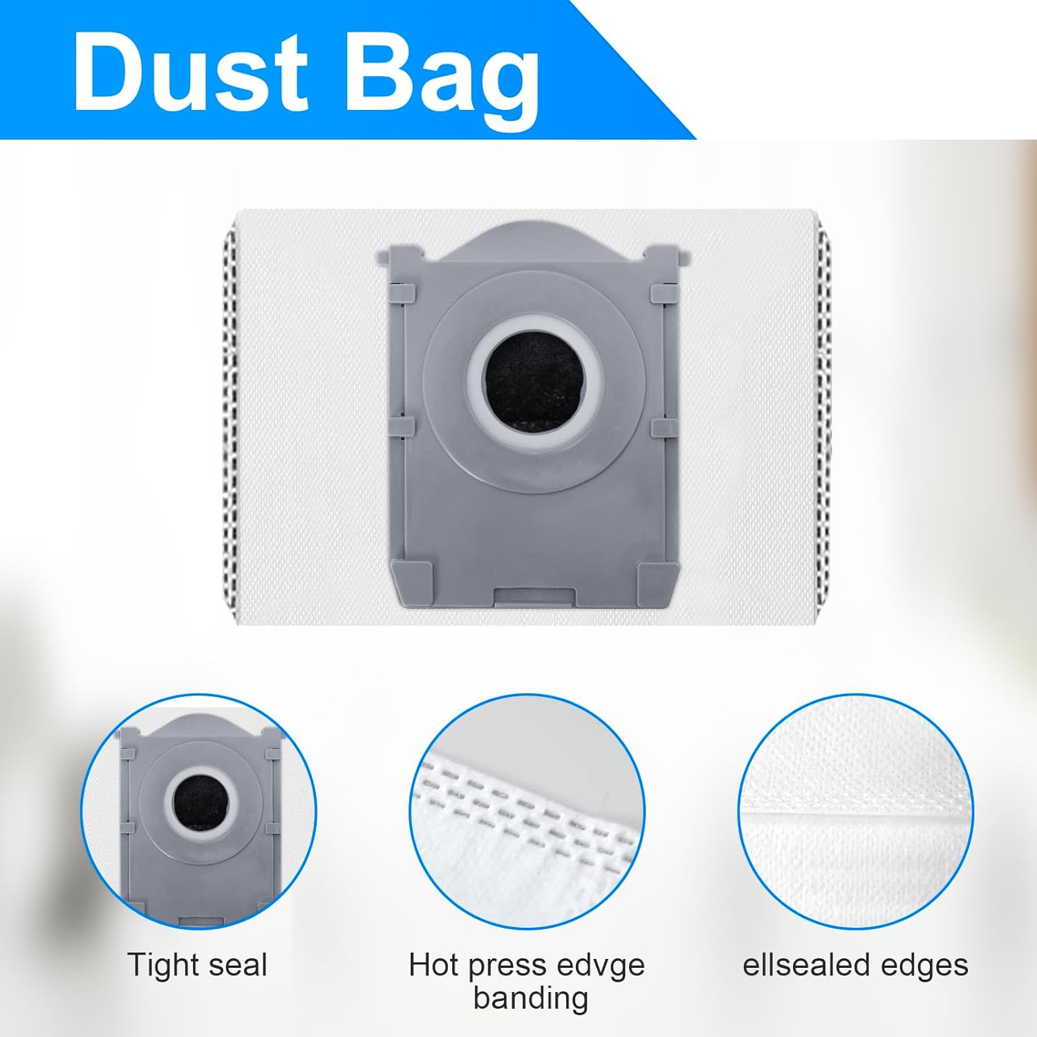 Accessories Kit for ECOVACS DEEBOT T80 Omni / X8 OMNI / X8 Pro OMNI Robot Vacuum Cleaner, 1 Main Brush, 4 Filters, 2 Mopping Roller, 4 Side Brushes, 4 Dust Bags, 1 Cleaning Brush