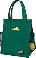 Vista 16 de Fmeida Bolsa de Almuerzo Aislada para Mujeres, Bolsas de Almuerzo Pequeñas de 6.75L con Múltiples Bolsillos, Bolsa Térmica Reutilizable