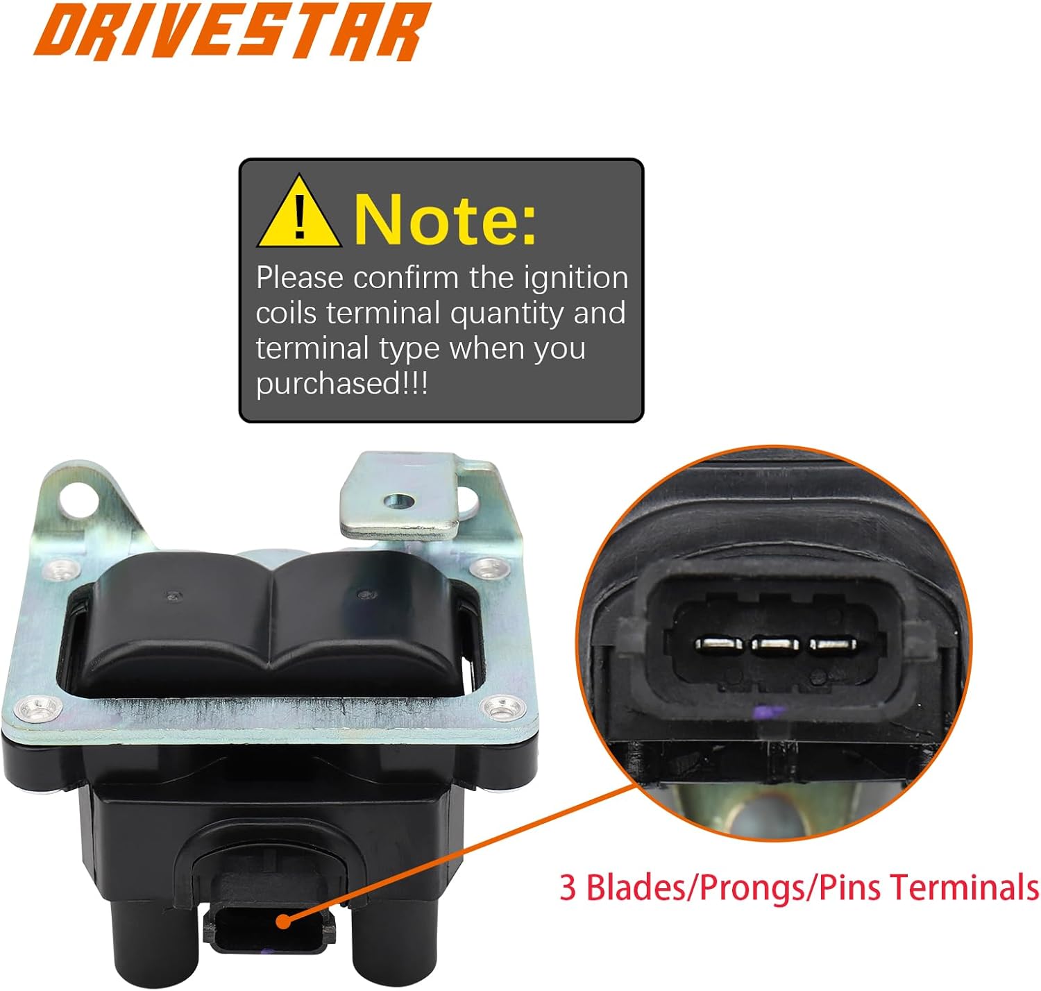 UF705 Ignition Coil Pack 2004 for Chevrolet Astra L4 2.0L, 2005 for Chevrolet Astra L4 2.0L, 2006 for Chevrolet Astra L4 2.0L, 2007 for Chevrolet Astra L4 2.0L Replace# 93312956 F000ZS0215