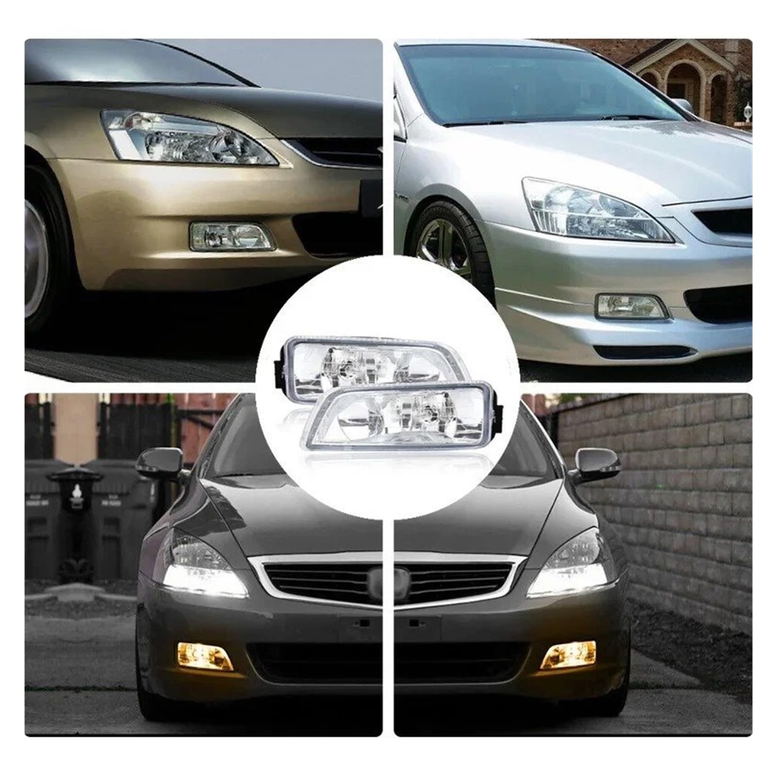 Fendinebbia Per Accord 2003-2007 4 Porte 2 Pz Auto Paraurti Anteriore Fendinebbia Sostituzione Diretta Accessori Lampada Con Lampadine H11