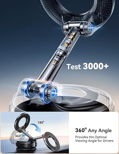 Miniatura 5 de JOYROOM Soporte magnético de teléfono al vacío para automóvil, soporte de teléfono con ventosa más fuerte, soporte de automóvil Magsafe ajustable de