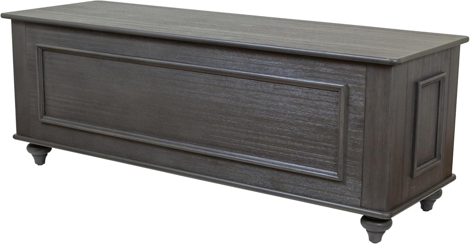 American Furniture Classics Model 548 Hope Chest with Gun Concealment Grey