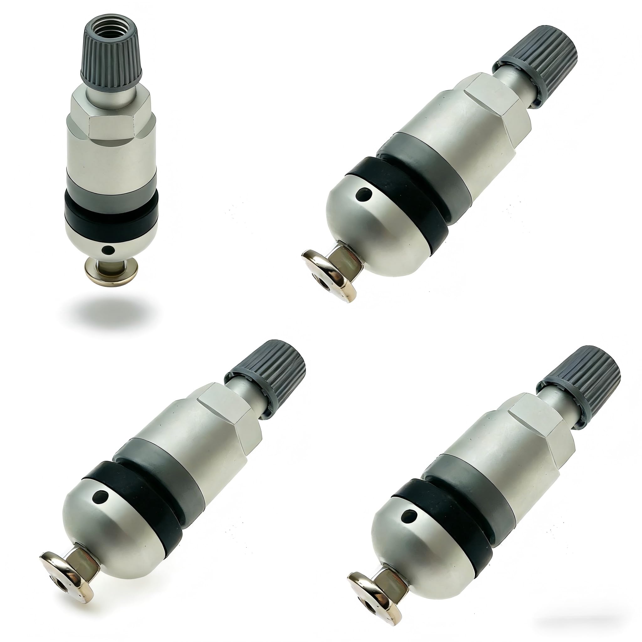 4PCS TPMS Valve Stem Replacements,TPMS Sensor,Valve Stem Kit with Four Sensors, Valve Stems Replacements, Universial car series