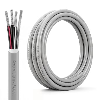 FairySandy 25Ft 6-6-6-6 SER Aluminum Service Entrance Cable - UL Listed