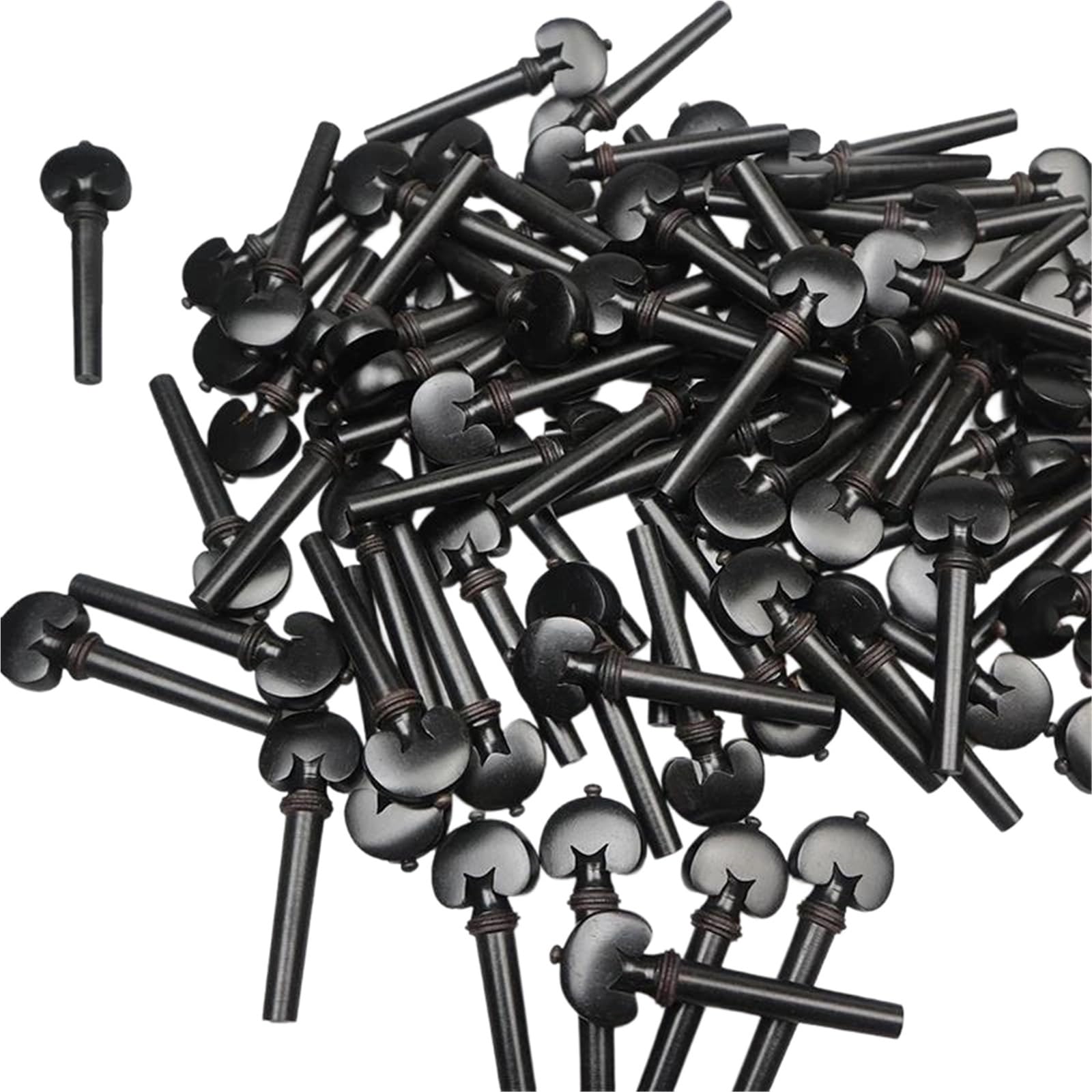 Accessori Per Strumenti A Violino 20 Pezzi Di Dimensioni Standard Per Violino Corde Per Accordatura Chiavi In ​​legno Ebano Parti Dellaccordatore Per