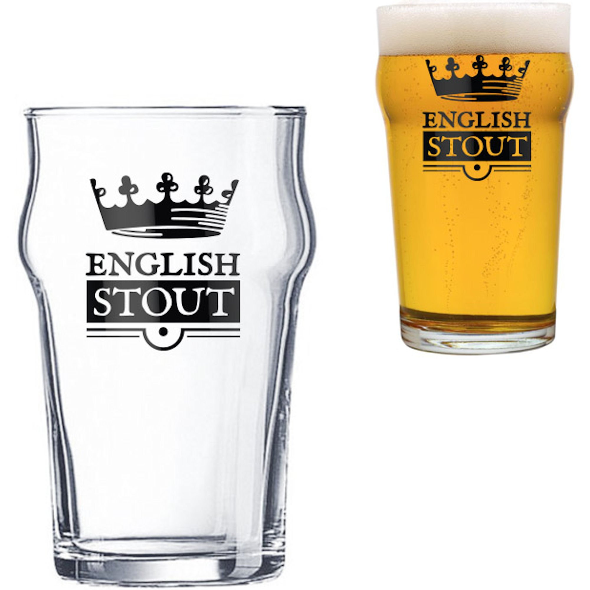 Balvi Set Bicchieri Birra L´Hedoniste Colore Trasparente Set di 6 Bicchieri di Birra Progettare Birra